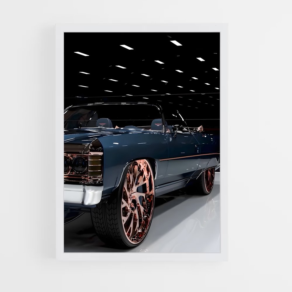 Poster Blue Fantasy – affiche Chevrolet (vue 3)